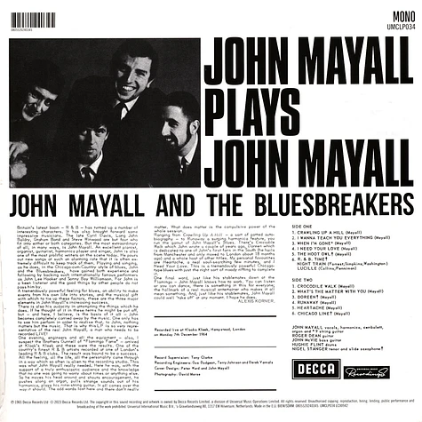 John Mayall - Plays John Mayall