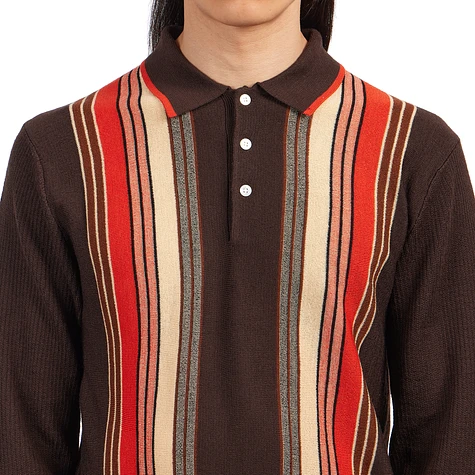 Beams Plus - Knit Polo Stripe