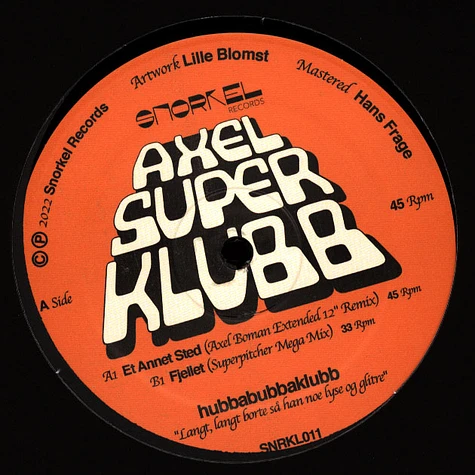 Hubbabubbaklubb - Axelsuperklubb