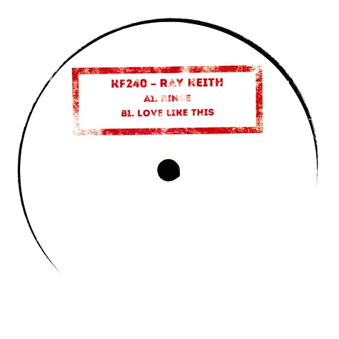 Ray Keith - Rinse EP