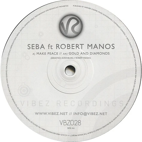 Seba Ft Robert Manos - Make Peace / Gold And Diamonds