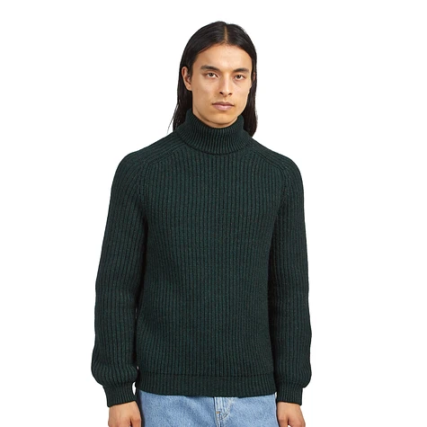 Edwin - Roni High Collar Sweater (Kombu Green) | HHV
