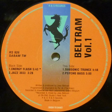 Joey Beltram - Beltram Vol. 1