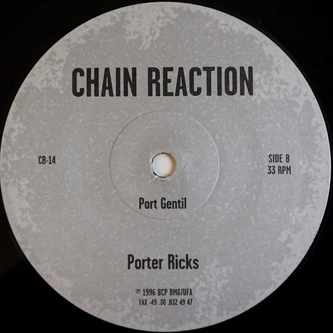 Porter Ricks - Nautical Dub (Tidal Mix) / Port Gentil
