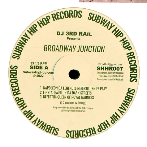 DJ 3rd Rail - Broadway Junction Station Turquoise Vinyl Edition