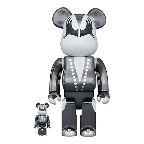 Medicom Toy - 100% + 400% Kiss Demon Chrome Be@rbrick Toy