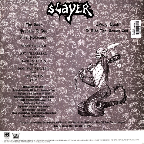 S.A.Slayer - Prepare To Die Splatter Vinyl Edition