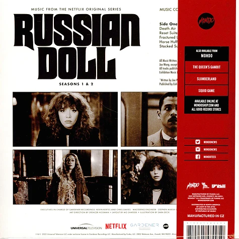 Joe Wong - OST Russian Doll: Seasons I & II Green & Blue Swirl Vinyl Edition