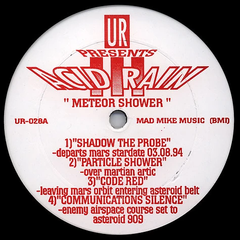Underground Resistance - Acid Rain III - Meteor Shower Underground Resistance - Acid Rain III - Meteor Shower