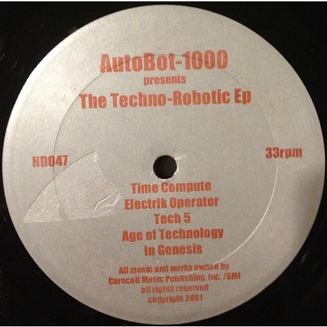 Autobot-1000 - The Techno Robotic EP