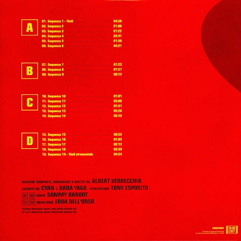 Albert Verrecchia - OST Roma Drogata: La Polizia Non Puo' Intervenire Colored Vinyl Edition