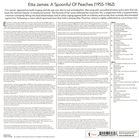 Etta James - A Spoonful Of Peaches 1955-62