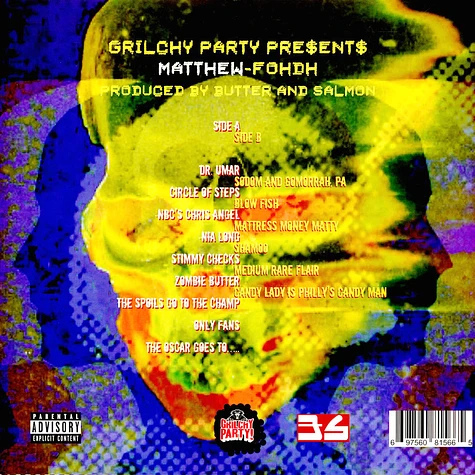Matthew Fohdh - Grilchy Party Present$- Matthew Fohdh Prod. Butter And Salmon
