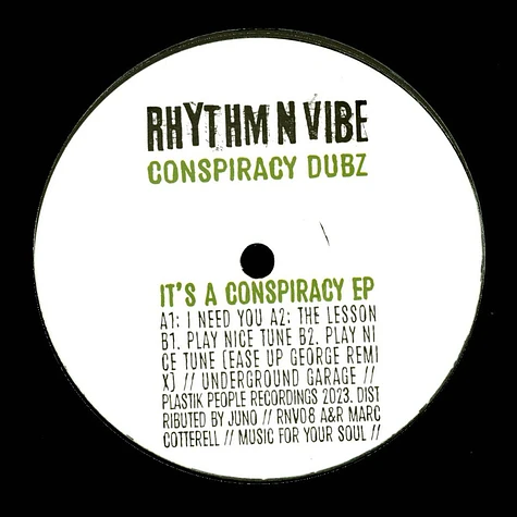 Conspiracy Dubz - It's A Conspiracy EP