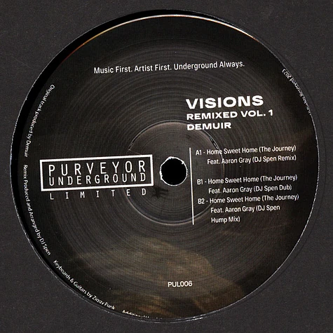 Demuir / DJ Spen - Visions Remixed Volume 1 Feat. Aaron Gray
