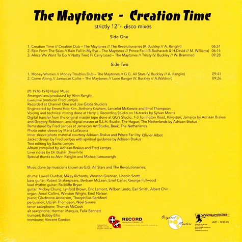 Maytones - Creation Time