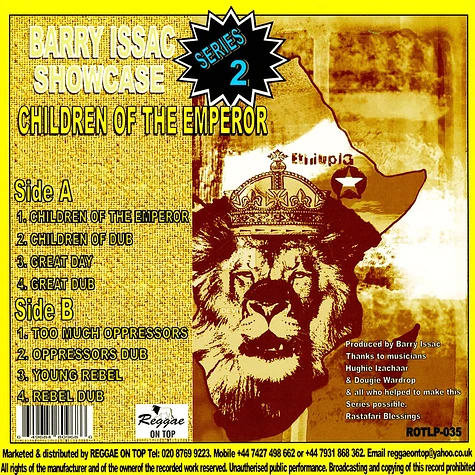 Barry Isaac - Children Of The Emperor Showcase Series 2