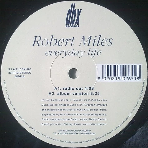 Robert Miles - Everyday Life