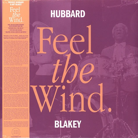 Freddie Hubbard & Art Blakey - Feel The Wind Black Vinyl Edition