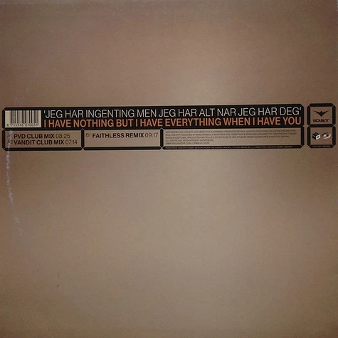 Paul van Dyk Feat. Hemstock & Jennings - Nothing But You