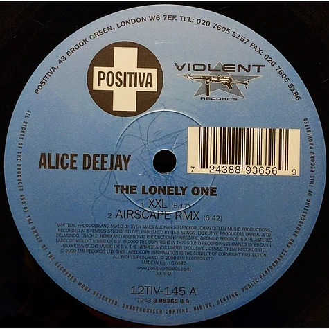 Alice Deejay - The Lonely One