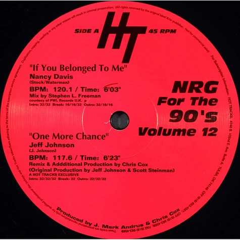 V.A. - NRG For The 90's Volume 12