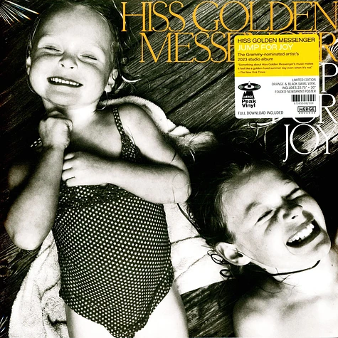 Hiss Golden Messenger - Jump For Joy Orange & Black Swirl Vinyl Edition