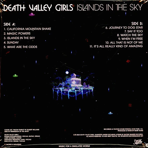 Death Valley Girls - Islands In The Sky Grimace Purple / Silver Vinyl Edition