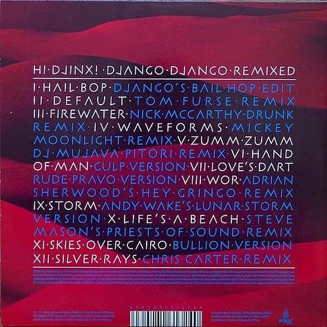 Django Django - Hi Djinx! Django Django Remixed