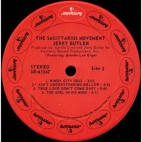 Jerry Butler - The Sagittarius Movement