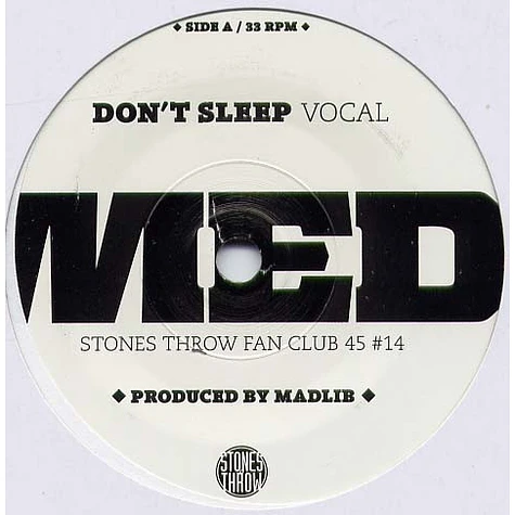 M.E.D. - Don't Sleep