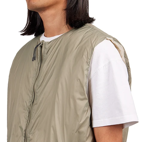 TAION x Beams - Reversible China Button Inner Down Vest