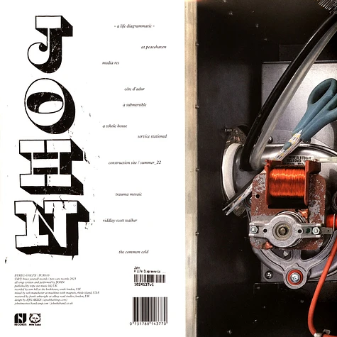 John - A Life Diagrammatic Metallic Sand Vinyl Edition