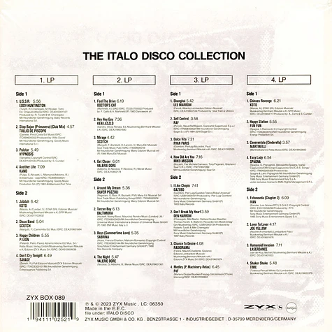 V.A. - The Italo Disco Collection