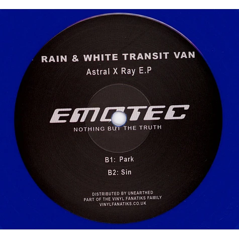 Rain & White Transit Van - The Cliffdive EP