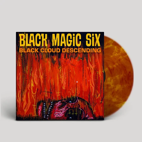 Black Magic Six - Black Cloud Descending Red/Yellow Marbled Vinyl Edition