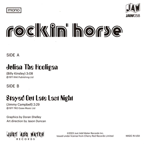 Rockin' Horse - Julian The Hooligan