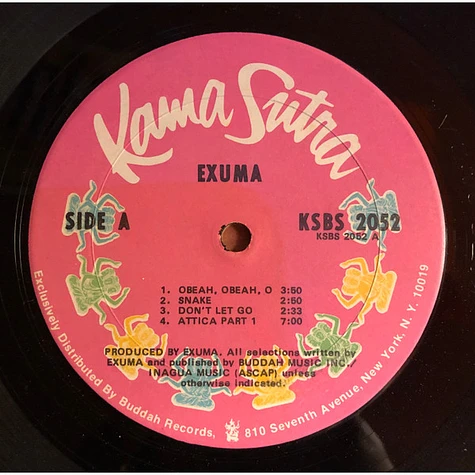 Exuma - Snake - Vinyl LP - 1972 - US - Original | HHV