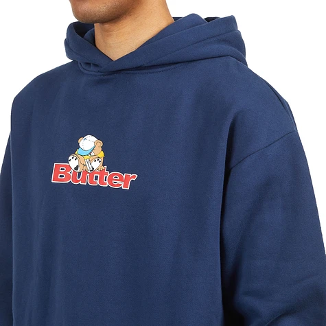 Butter Goods Teddy Logo Pullover Hoodie - Navy – Route One