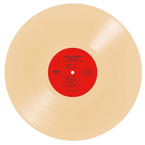Awon & Parental (de Kalhex) - Sublime Colored Vinyl Edition