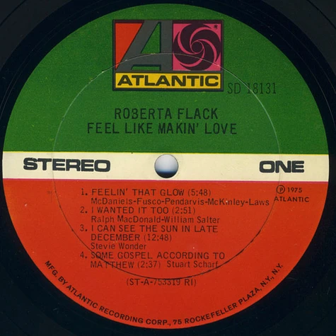 Roberta Flack - Feel Like Makin' Love