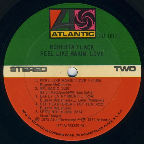 Roberta Flack - Feel Like Makin' Love