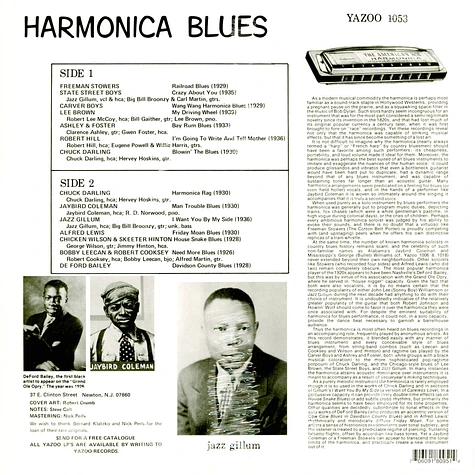 V.A. - Harmonica Blues The 20's & 30's