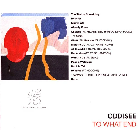 Oddisee - To What End Digipak Edition