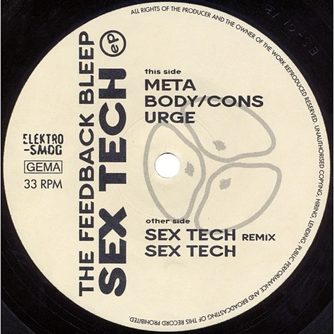 The Feedback Bleep - Sex Tech EP