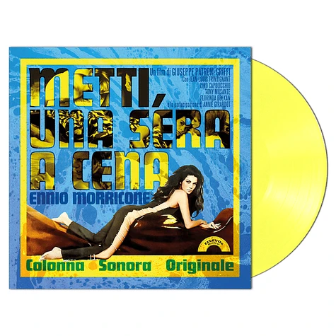 Ennio Morricone - OST Metti, Una Sera A Cena Solid Yellow Vinyl Edition