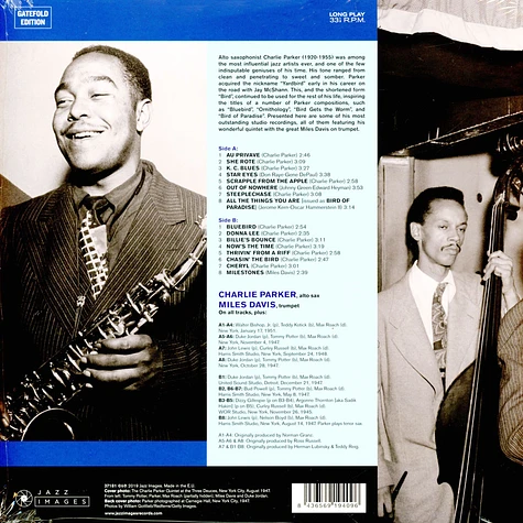 Charlie Parker Quintet & Miles - Bluebird