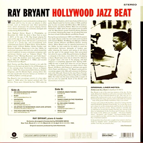Ray Bryant - Hollywood Jazz Beat