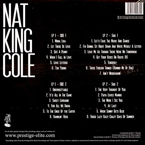 Nat King Cole - 25 Classic Tracks
