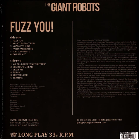 The Giant Robots - Fuzz You!